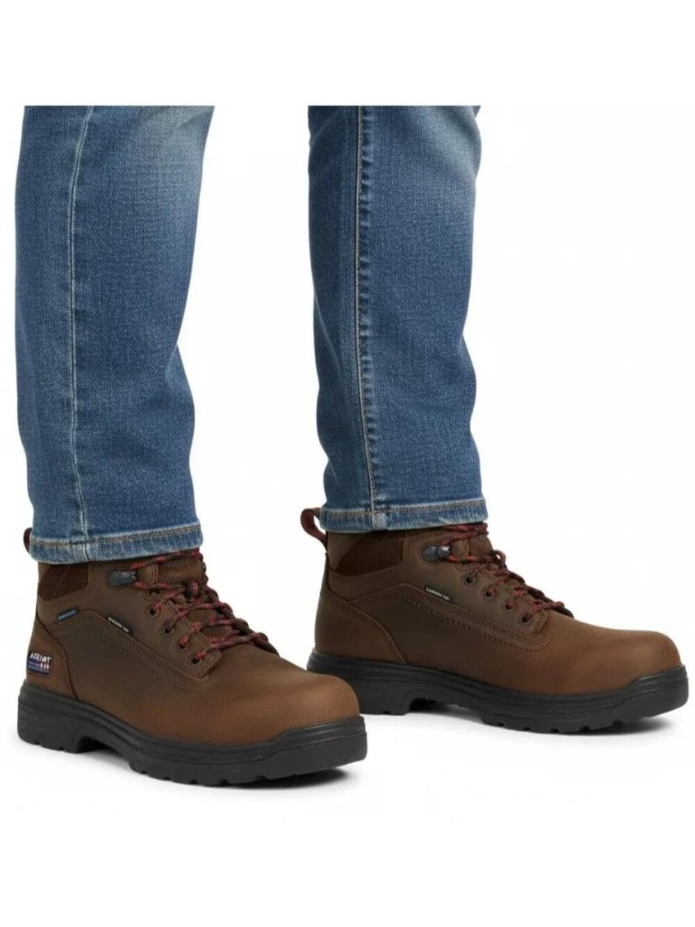 Ariat Turbo 6" USA Assembled Waterproof Composite Carbon Toe Work Boot Size 11EE